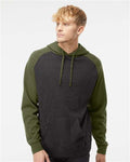 Independent Trading Co. IND40RP Unisex Raglan Hooded Sweatshirt