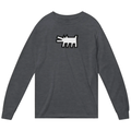 Haring's - The Barking Dog Icon, 1990 Street Art Long Sleeve Shirt