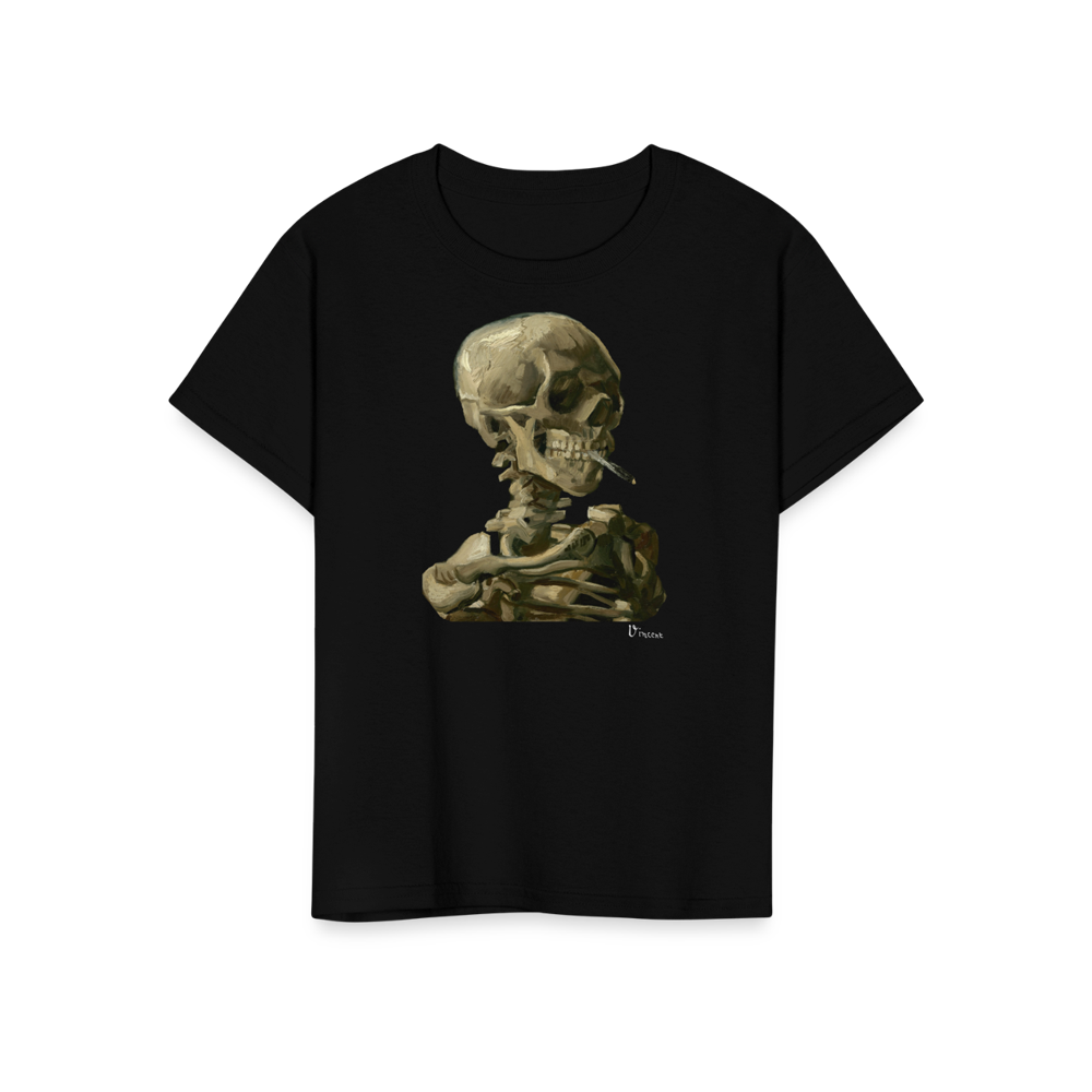 Van Gogh Skull of a Skeleton with Burning Cigarette 1886 t-shirt